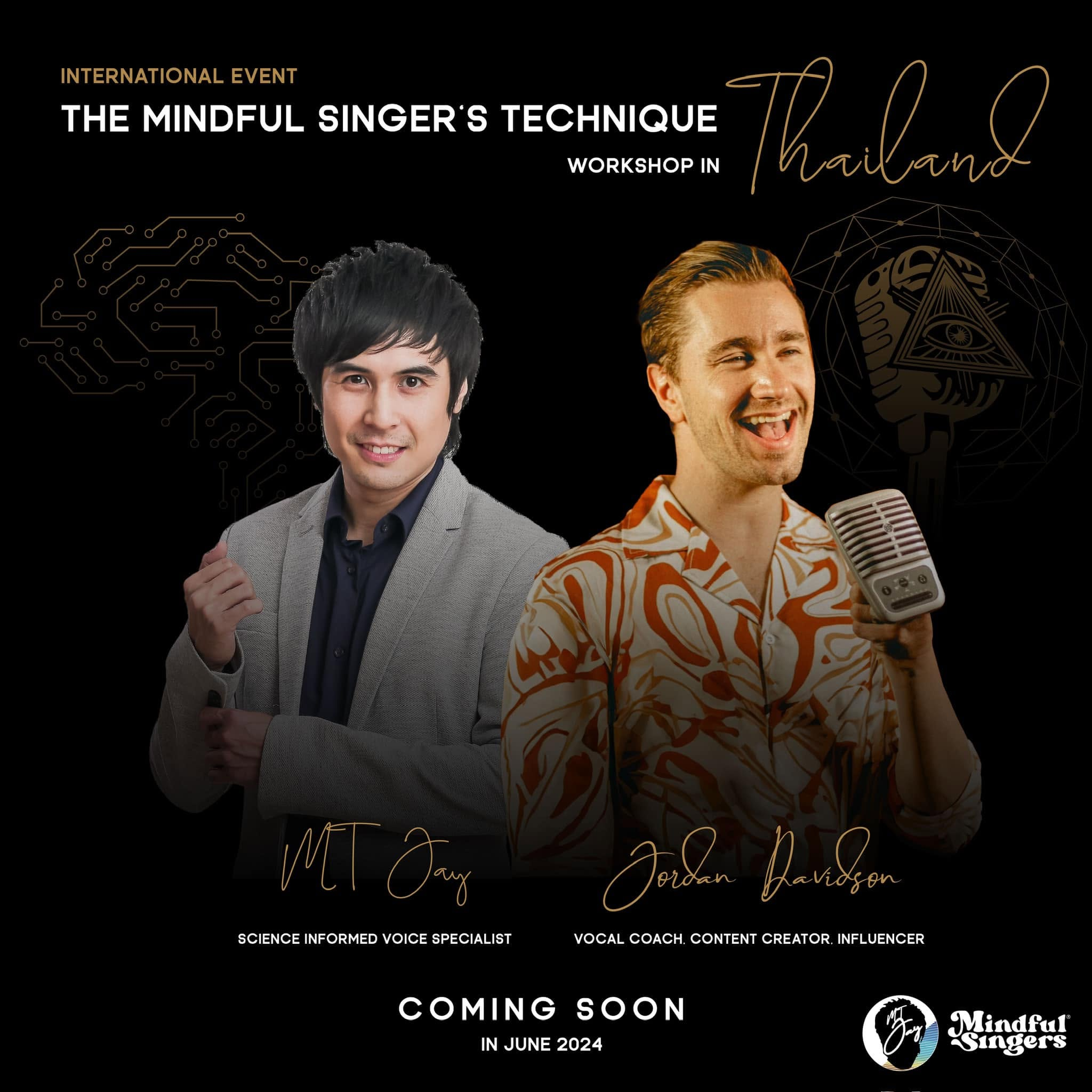 ภาพประชาสัมพันธ์ The Mindful Singer’s Technique International Event in Thailand พร้อมวิทยากรสองคน